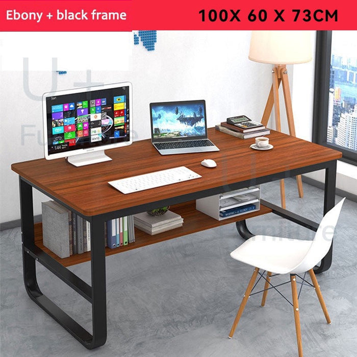 Modern Study Table With Book Shelf Meja Belajar Simple Computer Table Multipurpose Office Table Home Office Desk Working Table
