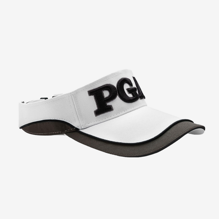 Lineament White Topless Golf Cap