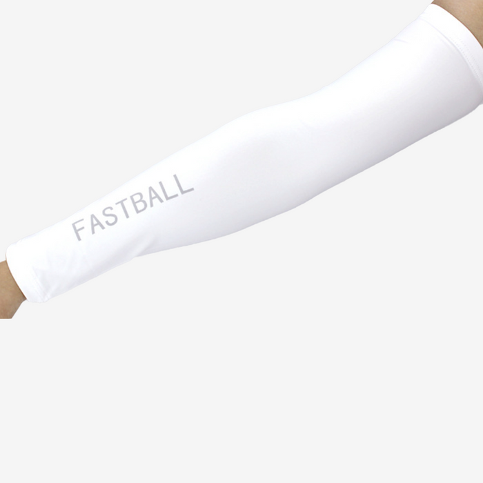 FastBall White Ice Silk Golf Arm Sleeves