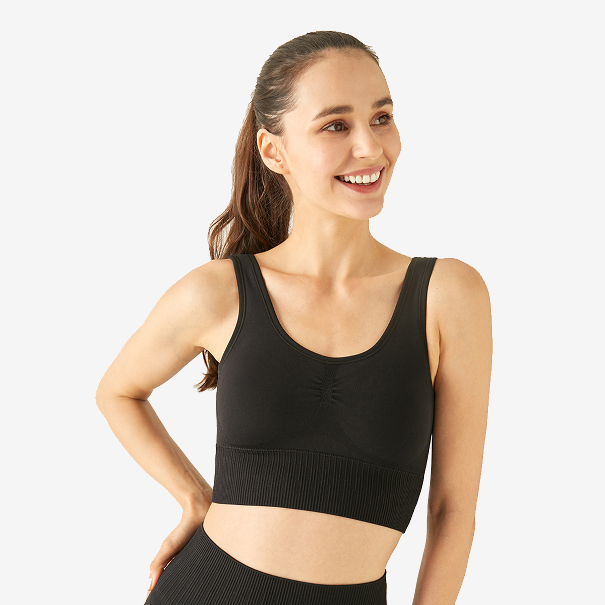 SALE - Back Low U Wide Straps Sports Bra — VV EHOUSE