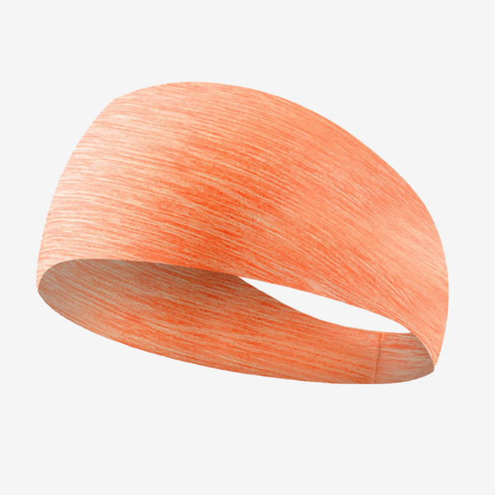 Pastel Sweat Absorption Reflective Headband-Smooth Orange