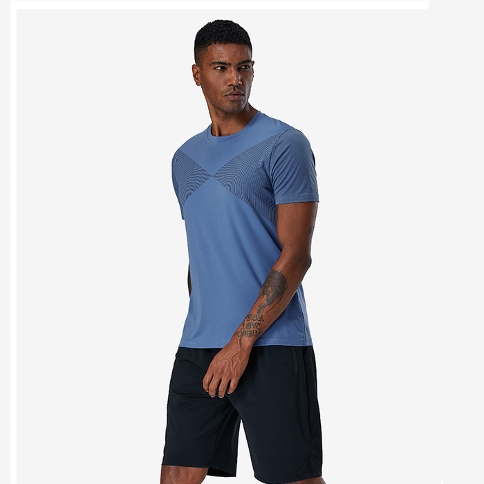 SALE - Front X Out Mesh Short Sleeve Shirt