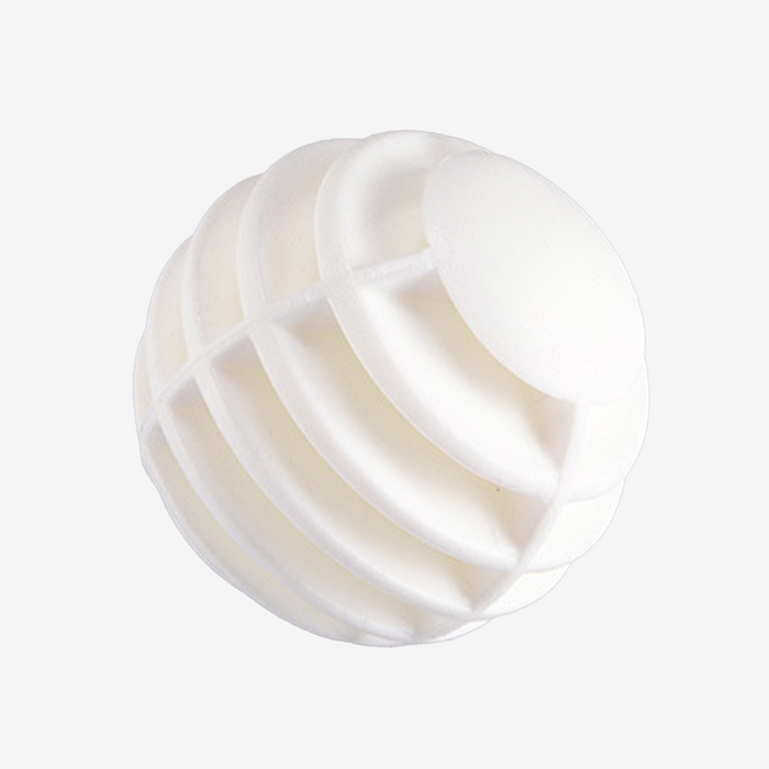 Solid White Stripes Indoor Golf Ball