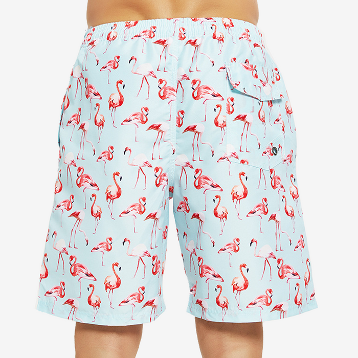 Flamingo Print Swimming Shorts