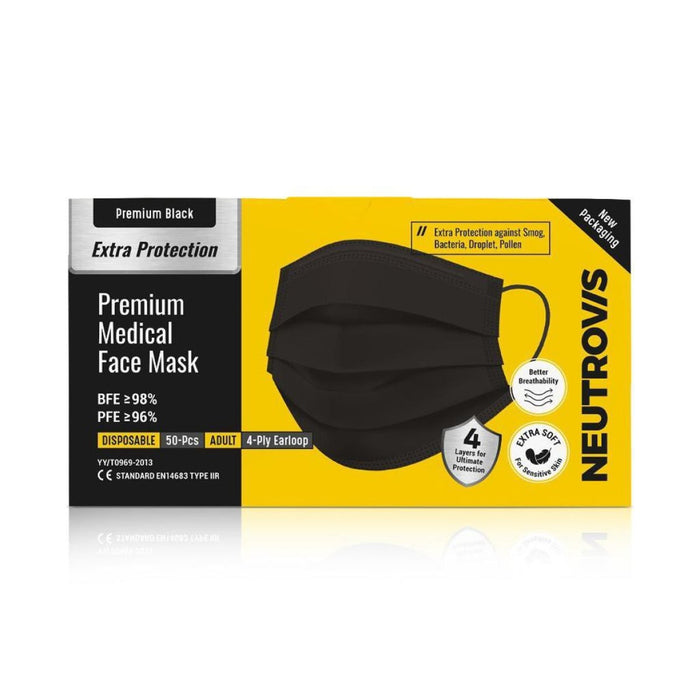 Neutrovis 4ply Premium Medical Face Mask