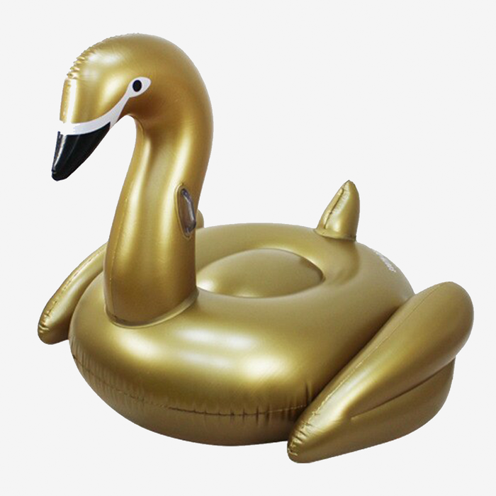 Gold Swan Inflatable Floating Bed