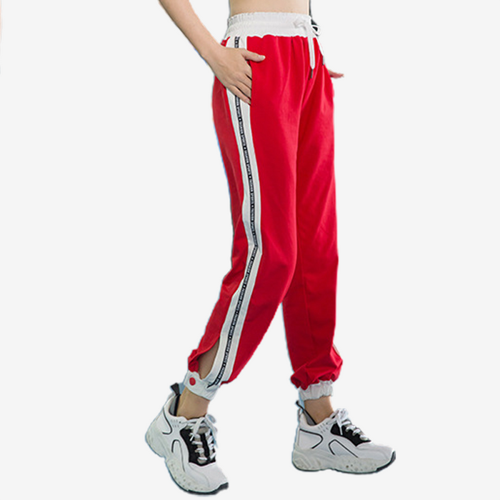White Side Panel Stylist Sweatpants