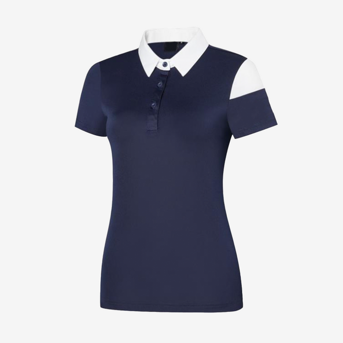 Left Arm Block Dry Fit  Short Sleeve Polo Golf Shirts