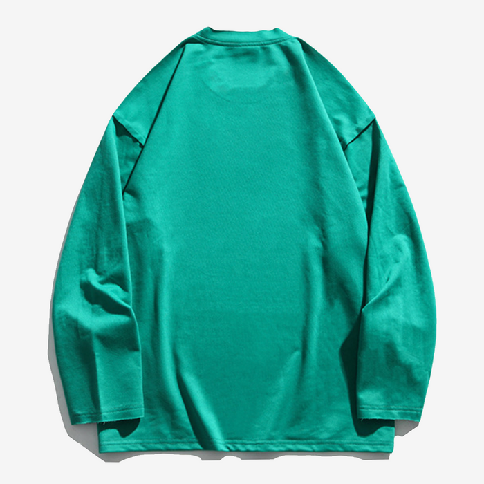 HeyHenry Basic Drop Shoulder Long Sleeve Sweater