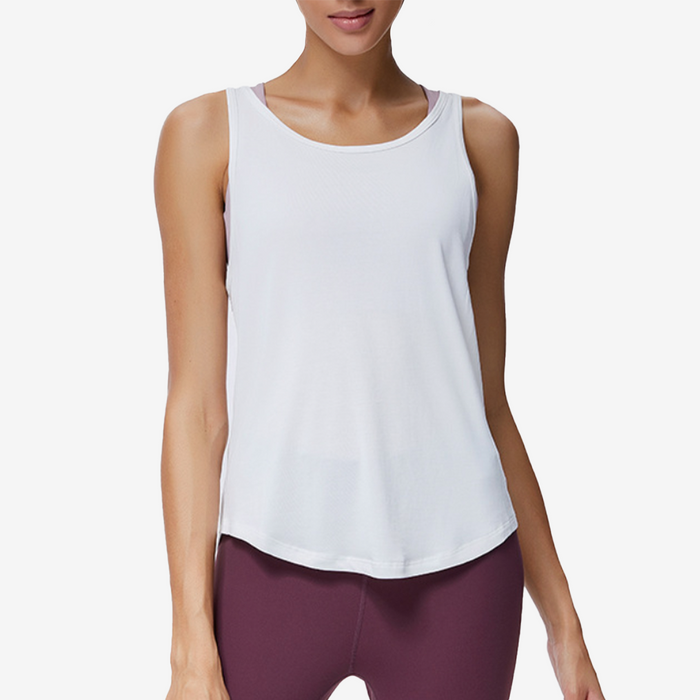 Temoon Hollow Y Low Back Tank Top