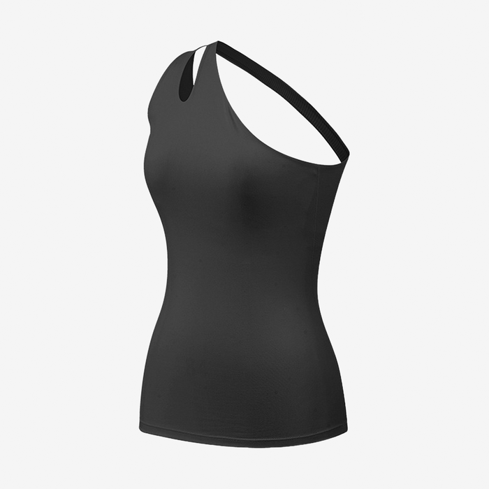 One Shoulder Sports Tank Top