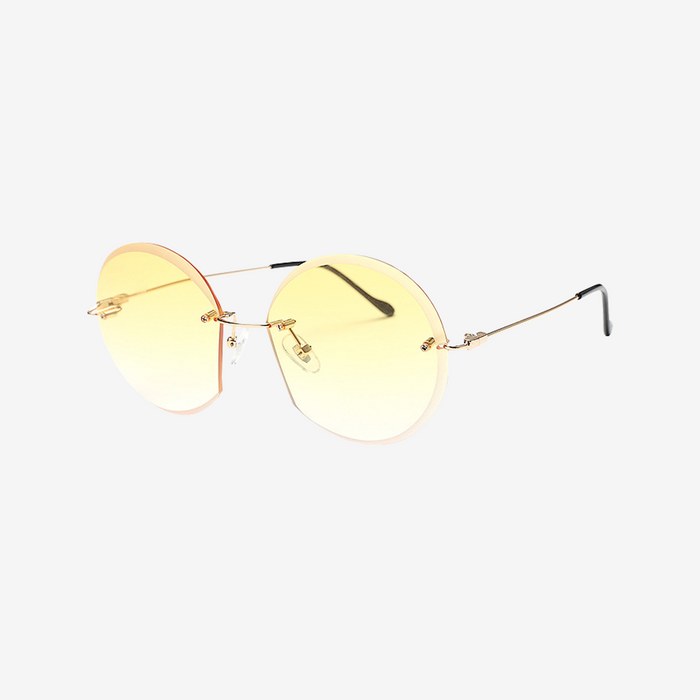 Ombre Circular Sunglasses