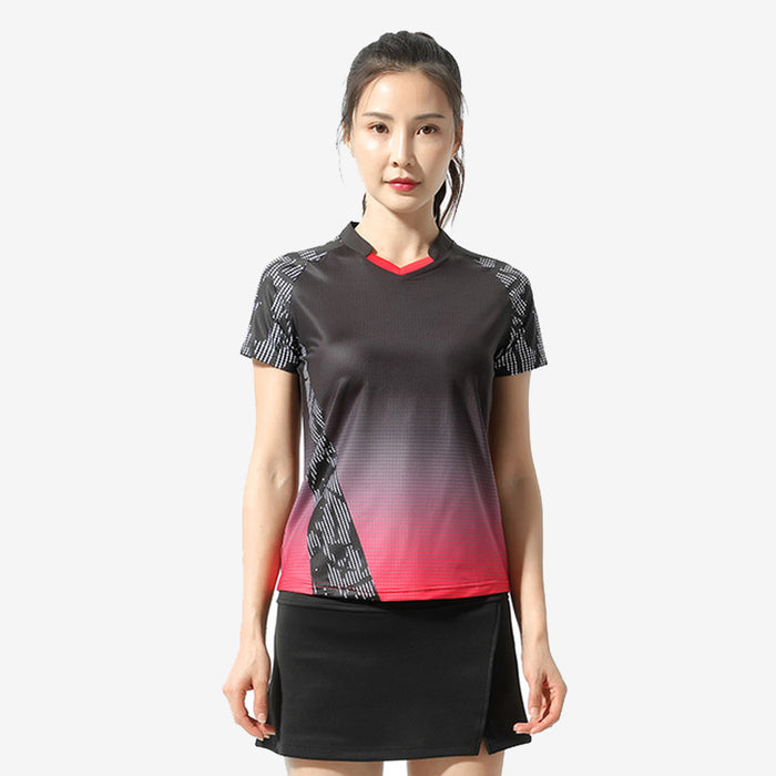 Badminton Gradient Colour T-shirt