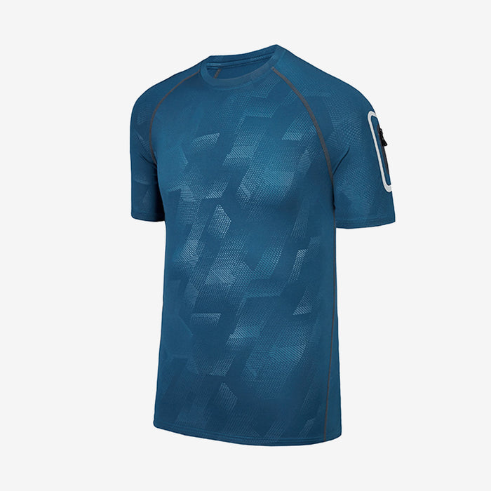 Geometric Print Sport Shirt