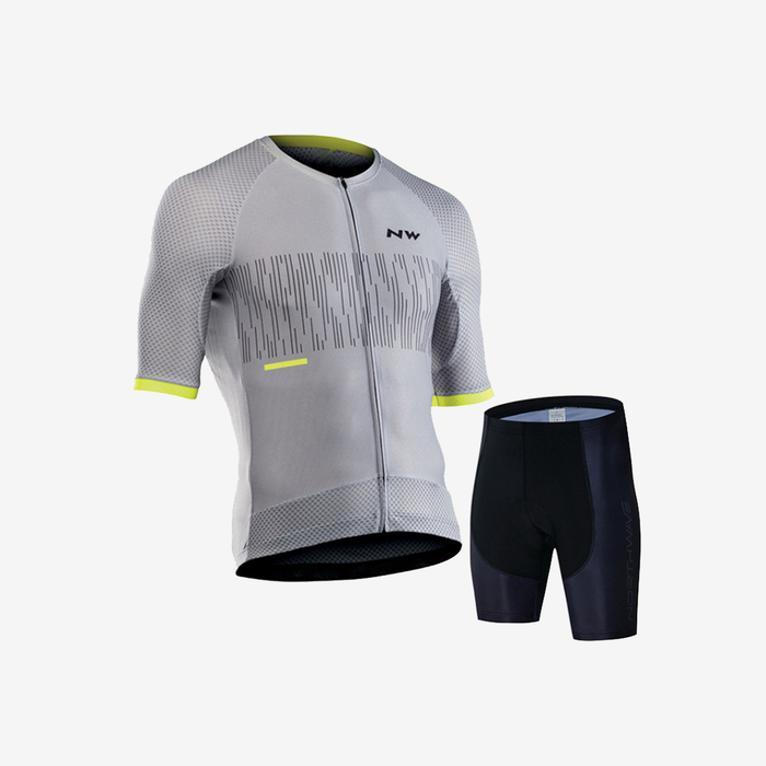 Graish Damask Printed Quick Dry Men's Cycling Clothing Set
