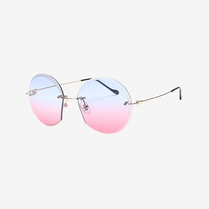 Ombre Circular Sunglasses