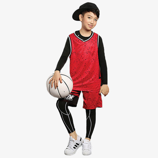 Kids Sleeveless Basketball Jersey Set