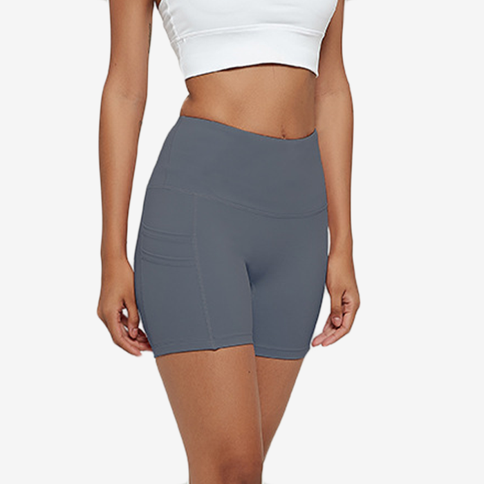 Compression High Waist Shorts with Pocket