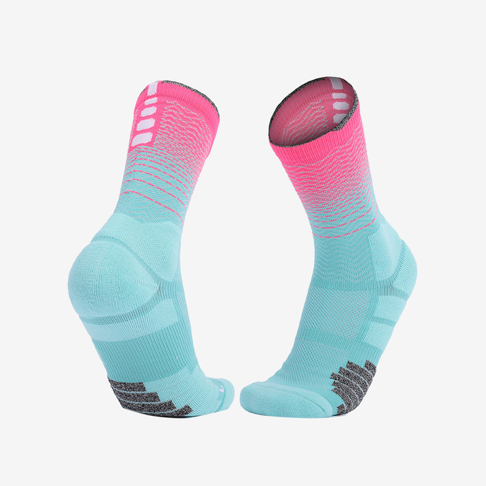 Two-toned Anti Slip Football Mid-calf Socks