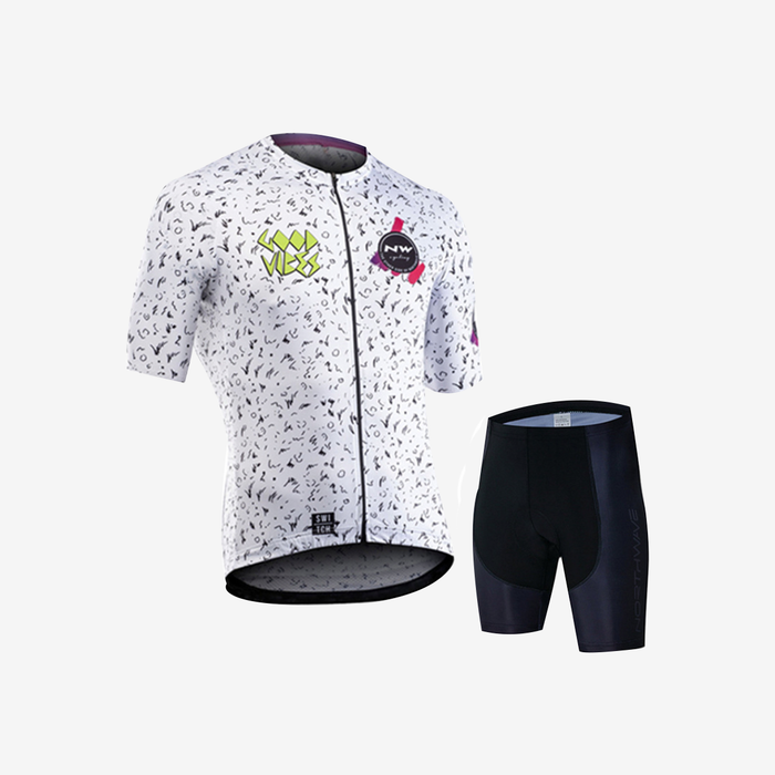 Good Vibes UV Protection Men's Cycling Clothing Set