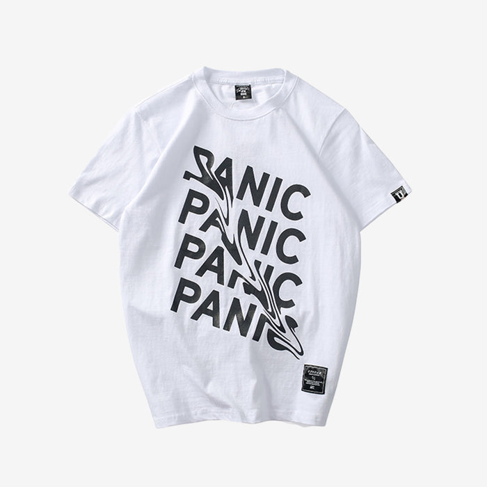 Panic Graphic Crew Neck T-shirt