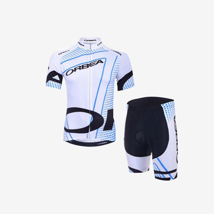 ORBEA Quick Dry Men's Cycling Clothing Set- White