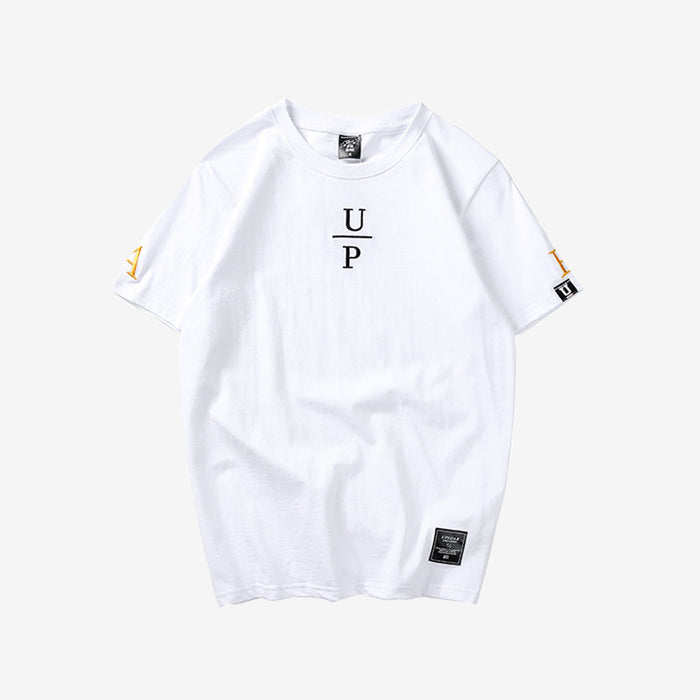Text Embroidered T-shirt