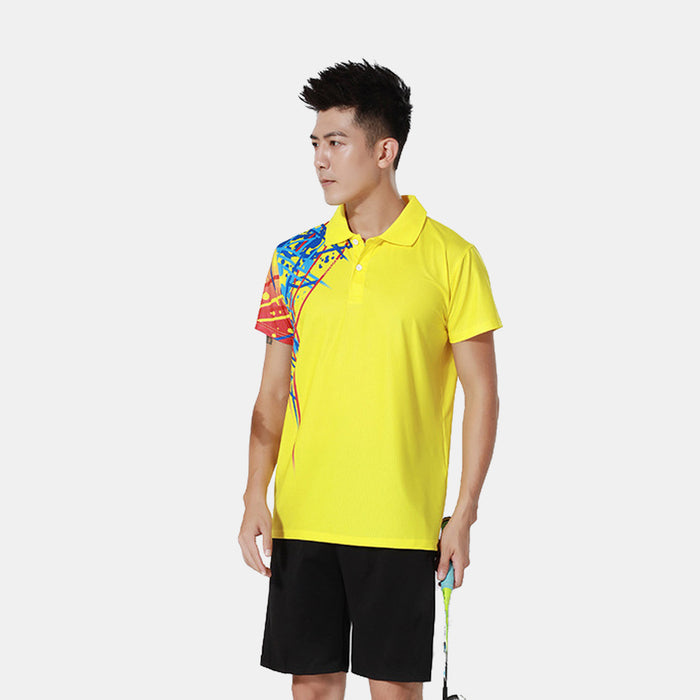 Colourful Print Training Polo Shirt