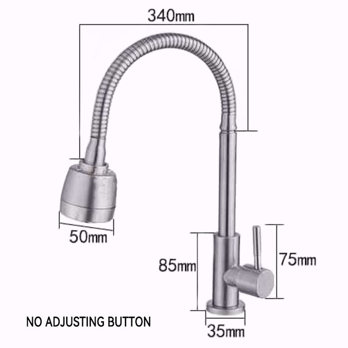 Kitchen Basin Tap Available Faucet 304  Stainless SteelSink Water Tap  Mixing Taps Available360°Swivel Pull Out Faucet Tap Sensor