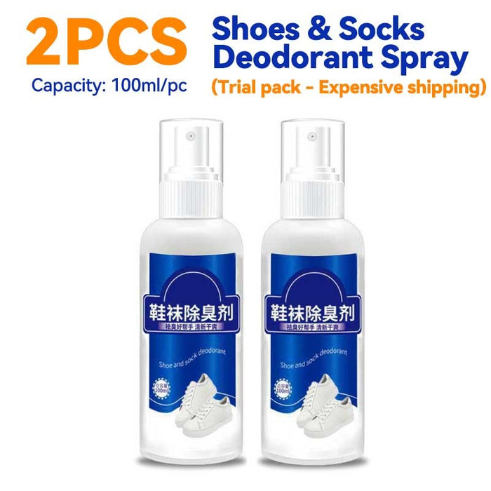100ML Shoes Deodorant Spray Anti Odor Socks Quick Drying Spray Shoe Cabinet Antiseptic Freshener